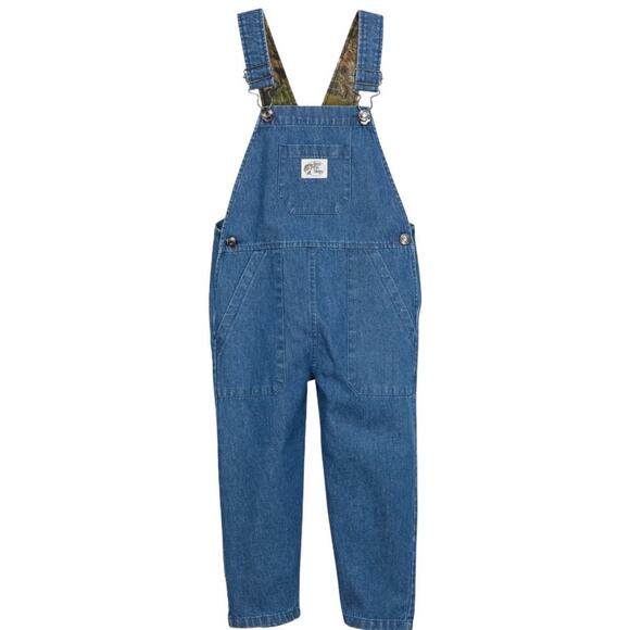 Bass Pro Shops Denim Overalls Size 12 Months - Picture 1 of 7